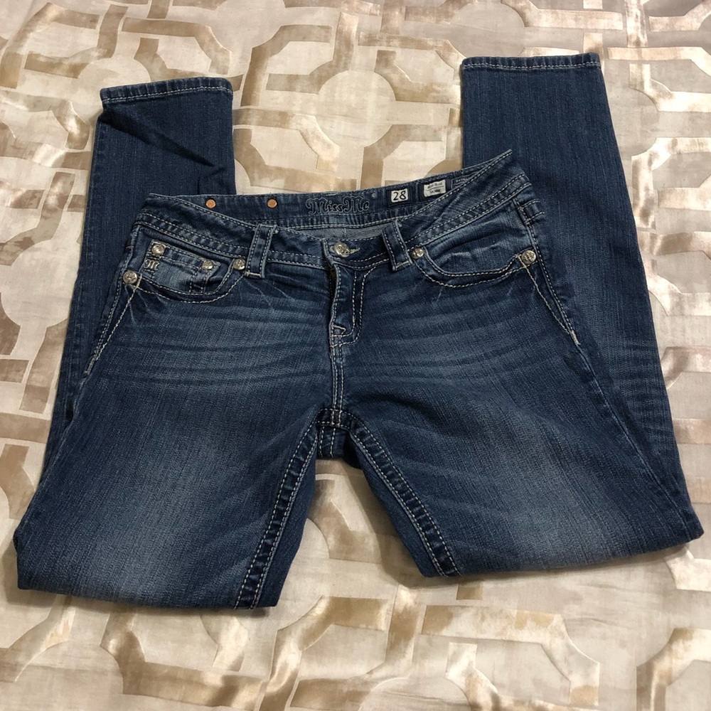 Mid-Rise Skinny Miss Me Jeans
